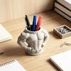 3D Printed Pen Holder, Bodybuilder Torso Shape, Muscular Fitness Desk Organizer, Creative Desktop Decoration, Gift for Boys