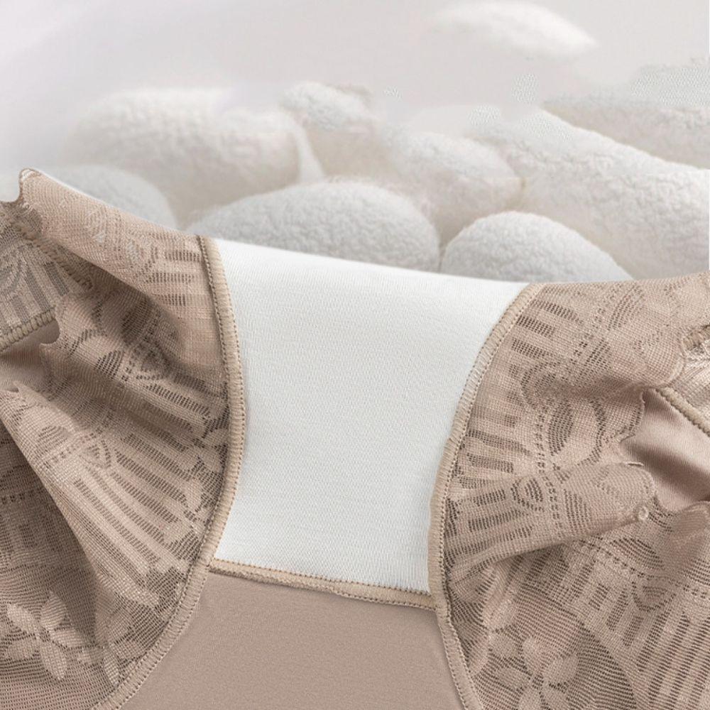 Lace Flower Slimming Shapewear High Waist Butt Lifting Panties Body Shaping Underpants  Lady