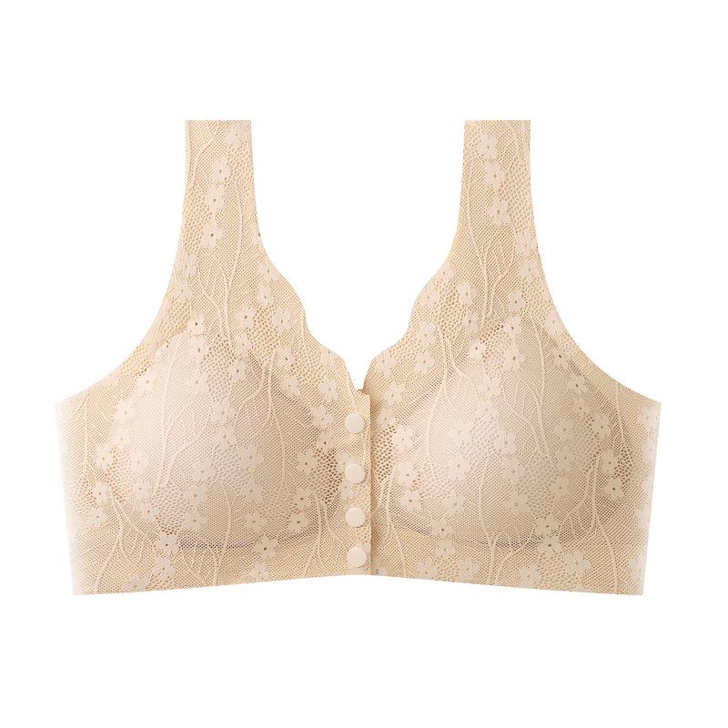 Nahtloser Stütz-BH mit Frontverschluss und ohne Bügel für Frauen mittleren und höheren Alters