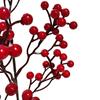 Artificial Red Berry Pick Christmas Holly Berries Stem Faux Plants Foam Berries Branch Xmas Holiday Wedding Party Home Decoration