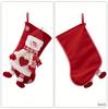 Christmas Holiday Decorations Set of 1/2  Festive Party Hanging Ornaments, High Quality Santa,Snowman Stockings,Polyester,Featherless, for Christmas,