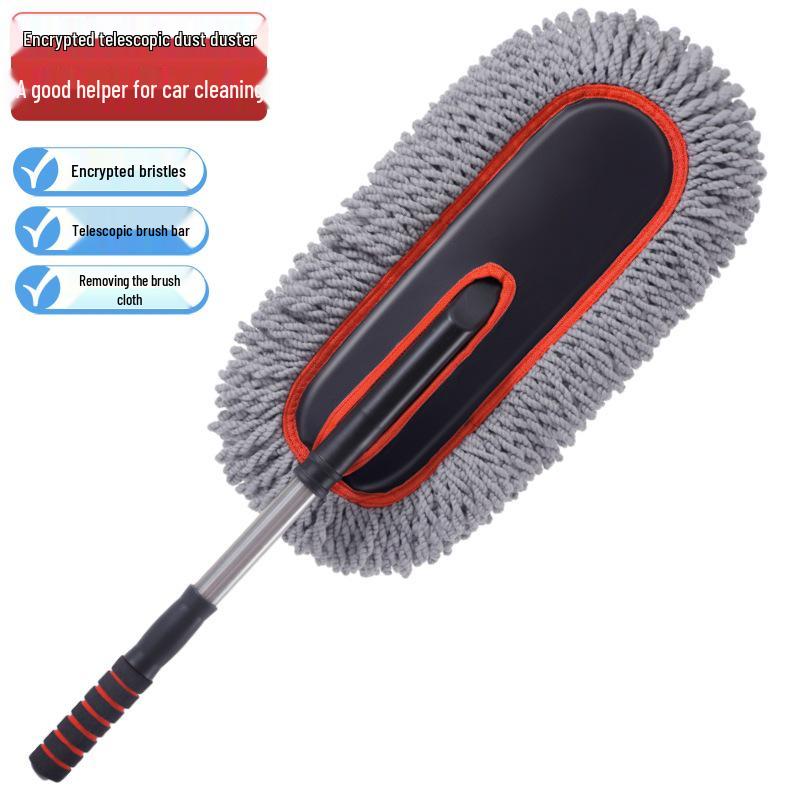 

Синяя выдвижная швабра для мытья автомобиля - Специальная трансграничная щетка для чистки, не повреждающая автомобиль 85×15×6 cm