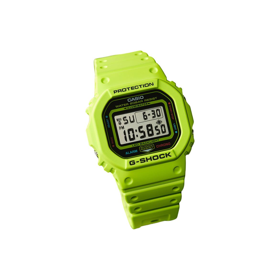 

CASIO Unisex G-SQUAD Series Yellow Watch DW-5600EP-9PR DW-5600EP-9PR Yellow Green
