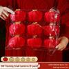 Chinese New Year Flocked Red Lantern