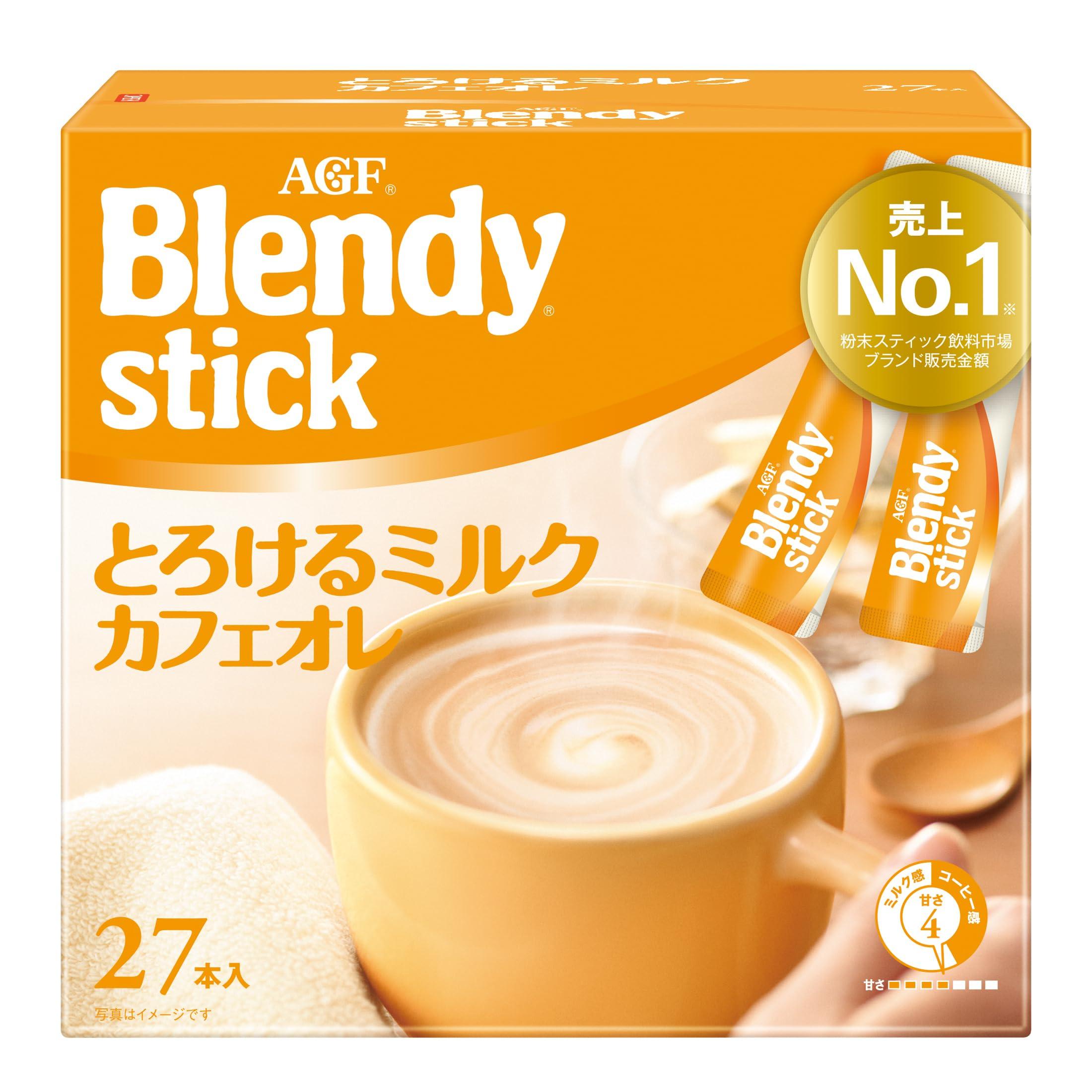 

AGF Blendy Stick Melting Milk Cafe au Lait 27 шт. [Кофе в палочках] (х 1)