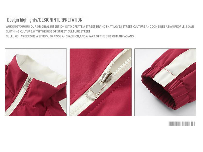 Giacca da Uomo Reversibile con Collo Alto - Trendy Marchio Americano per Abbigliamento Casual Primavera e Autunno.