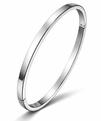 Mark-4 Plain Click Bangle (4Mm)