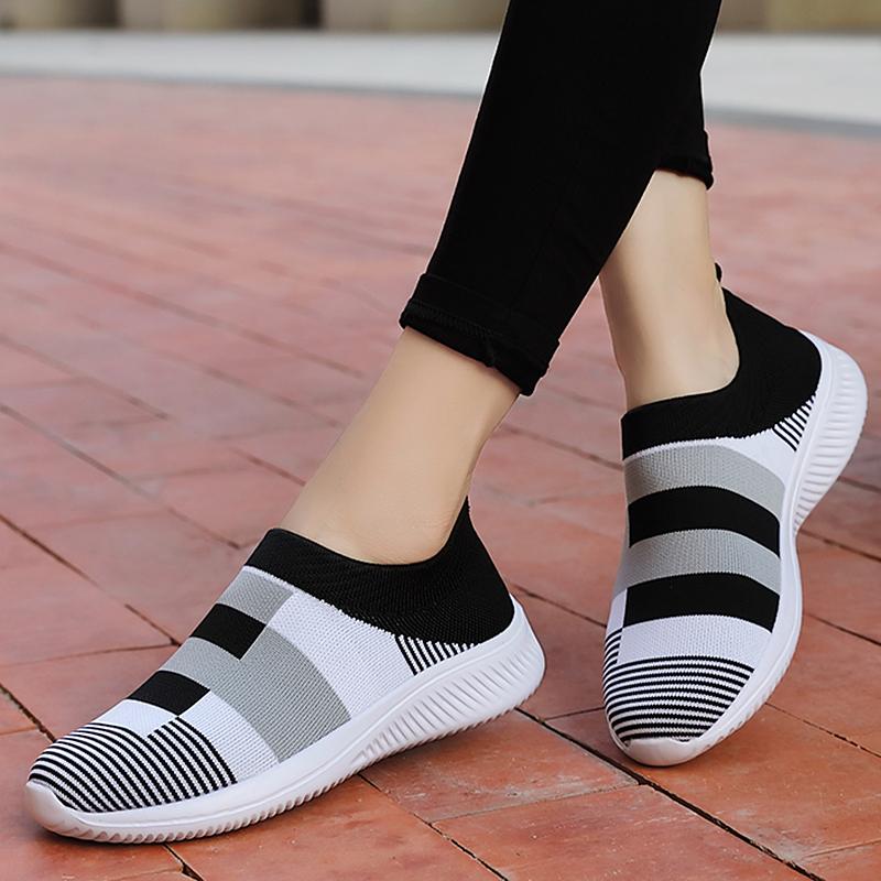 Women Sneakers Sock Shoes Comfortable Women's Shoes Vulcanized Sneaker Women Slip On Flat Women's Sneakers Zapatos De Mujer