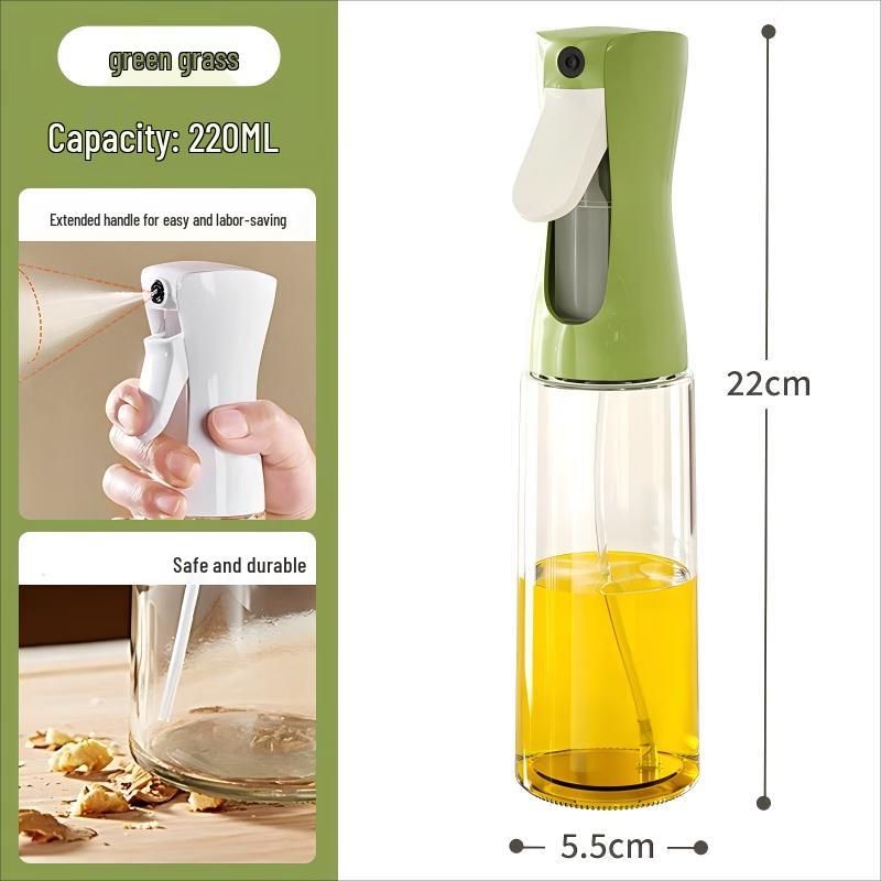 Shou Gu Glass Oil Sprayer Bottles for Air Fryer & Cooking (4-Pack)