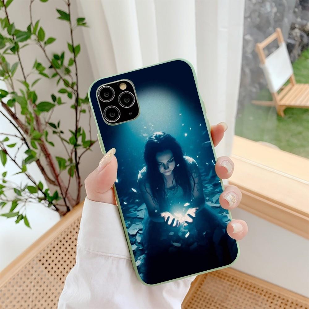 Rock Music A-Amy L-Lee Phone Case For IPhone 14 11 12 13 Mini Pro Xs Max 8 7 6 6S Plus X XR Solid Candy Color Case