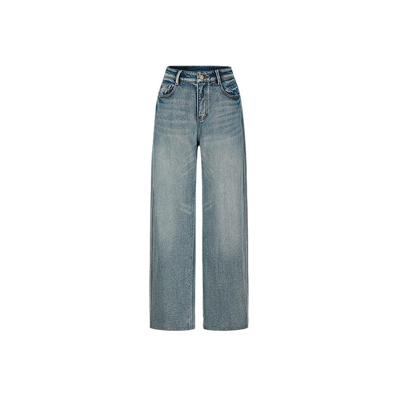 

JIU ZI ANNACO Women s Brushed Denim Harem Jeans 2XL