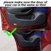 Protective Mat Side Edge Cover Door Inside Guard Car Door Anti Kick Pad Sticker for Changan CS35 2012-2017