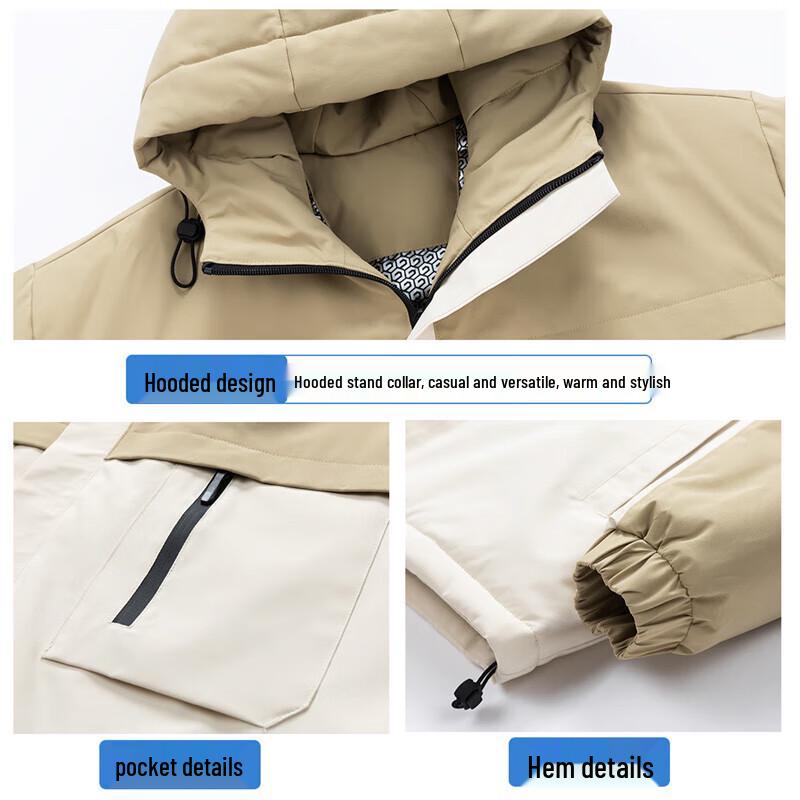 VUUG Men's Hooded Padded Jacket
