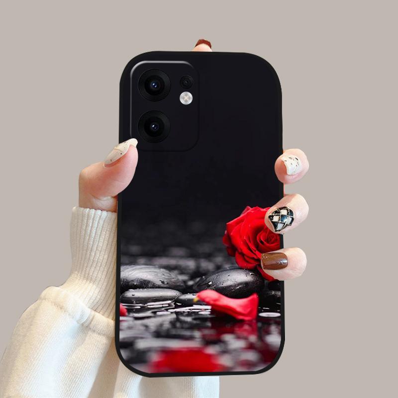Cartoon Case For Oppo Reno13 F Shockproof Soft Silicone TPU Phone Cover For Oppo Reno 13 F 13F 4G 5G Coque Reno13F Fundas Capa