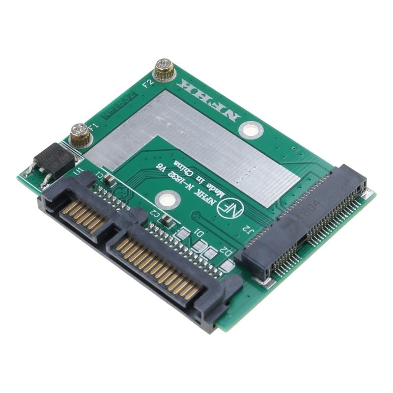 

Ноутбуки Mini PCIE SSD Карта розширення mSATA SSD до 2.5in SATA3 Адаптер перехідник 6Gbps Швидка передача 1