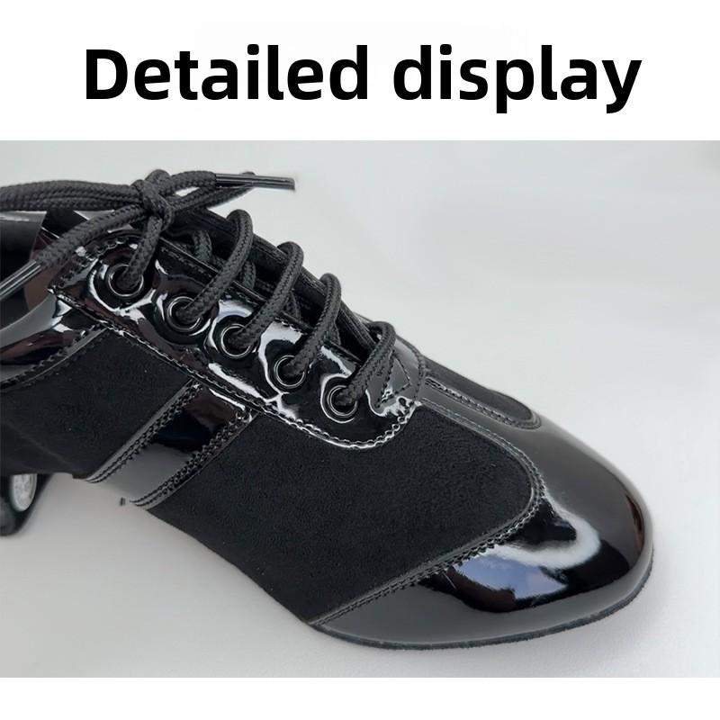New Adult Women Soft Sole Professional Indoor Latin Dance Teacher Shoes Low Heel Comfortable Dance Shoes