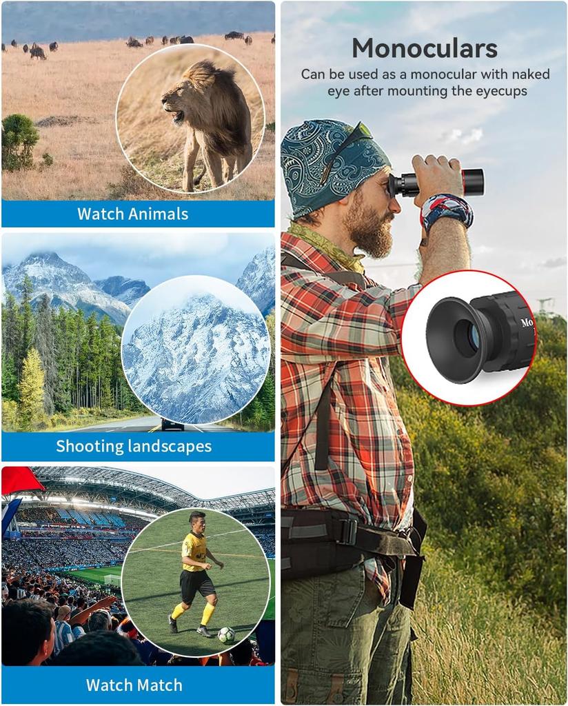 18x Telephoto Lens, High-Definition Telephoto Mobile Phone Lens And Tripod, Bak4 Prism ,Bird Watching, Travel