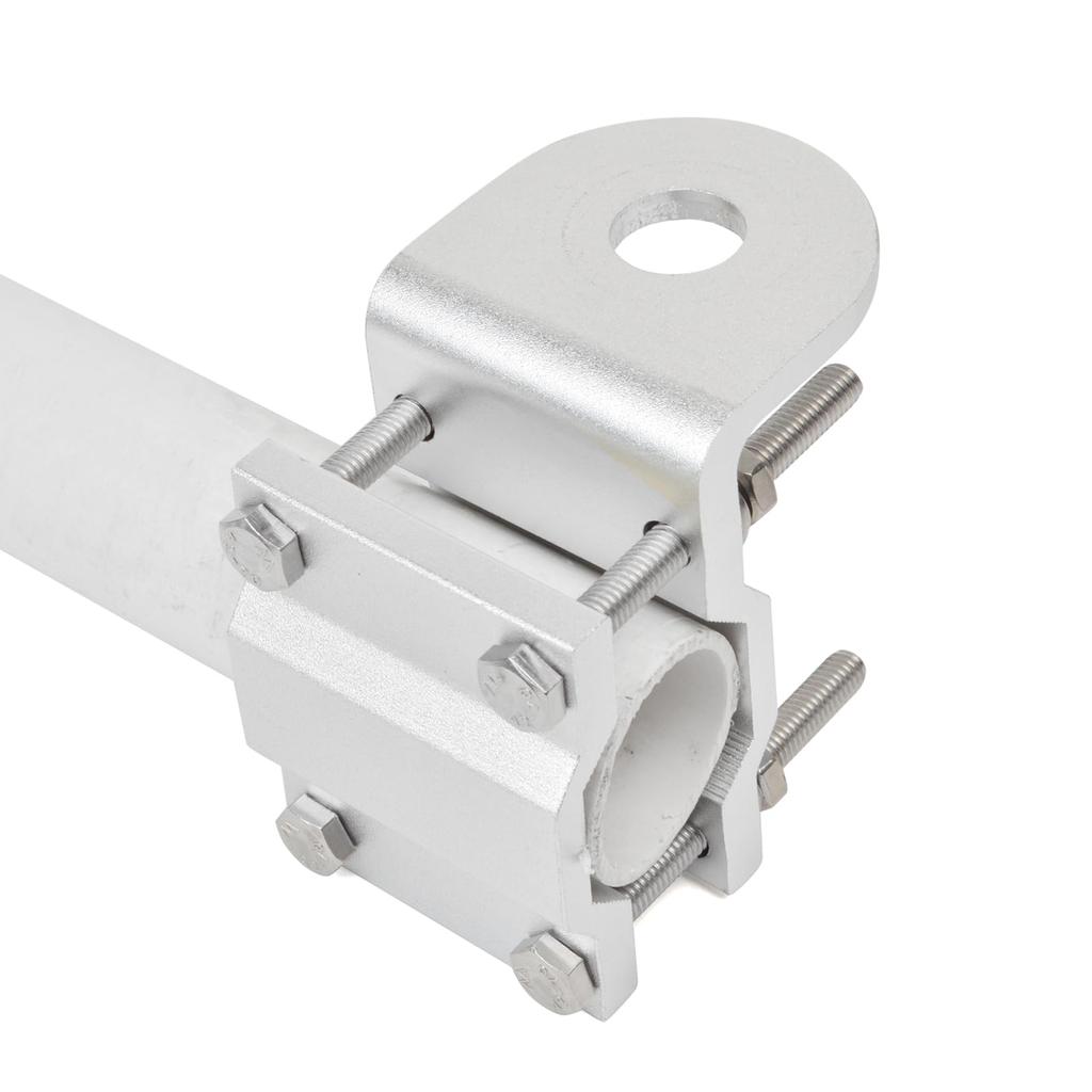 HYS Aluminum Pipe StayMirror StayRoof Rail Antenna Base with RG58 Coaxial Cable (5m) Set for MJ-MP Type Amateur Radio Antenna Mounting