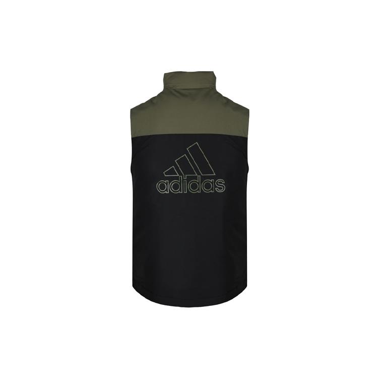 Adidas Down Vests Men's Black Stand Collar Moderate Other FS0035