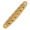 Zinc Alloy Guitar String Thru Body Plate Guitar Bridge String Thru Body Ferrules Bushing Plate String Through Plate