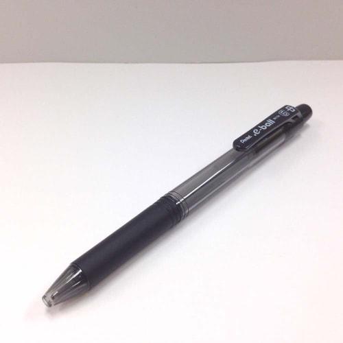 Pentel Oil-Based Ballpoint Pen Dot E-Ball 1.0mm Black 5 Pack XBK130-A