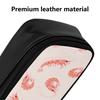 Structured PU Leather Pen Case with Internal Divider Pocket for Campus Work and Vacation for Students and Professionals