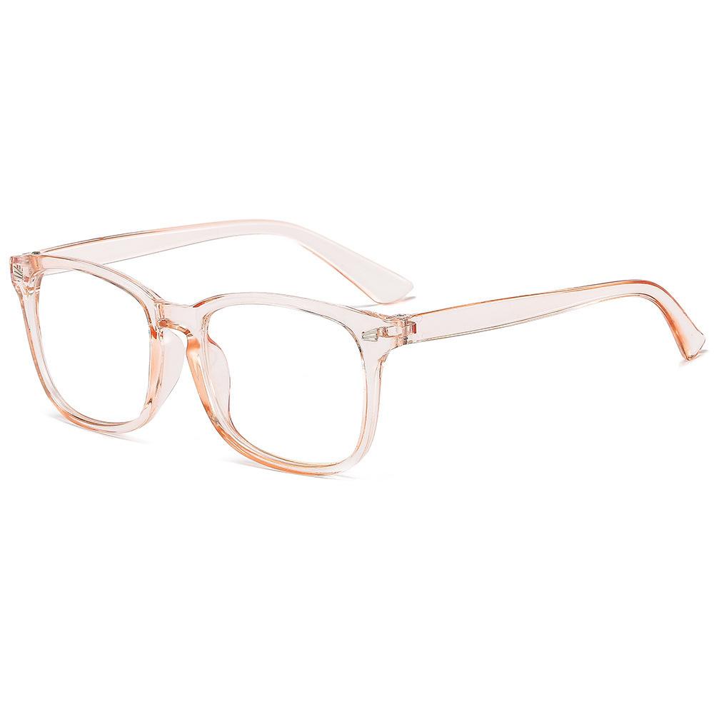 Blue Light Blocking Glasses Frame Square Nerd Eyeglasses Anti Blue Ray PC Screen Game Glasses Professional Vision Correction