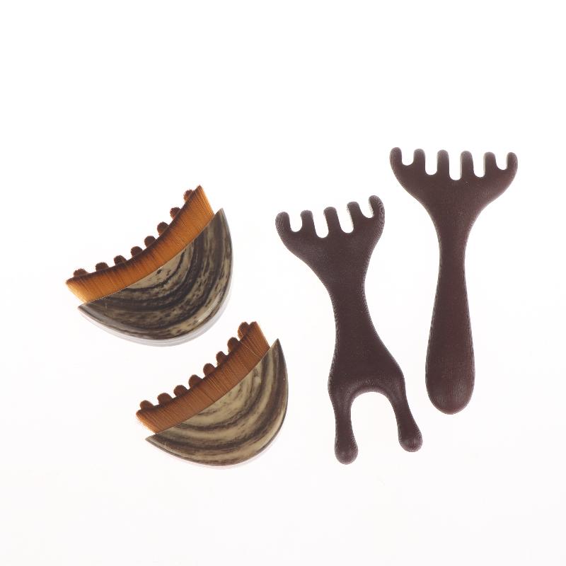 Lymphatic Contour Brush Dry Brushing Face Brush With Massage Comb Lymphatic Drainage Massager For Face Sculpting Face Skin Care