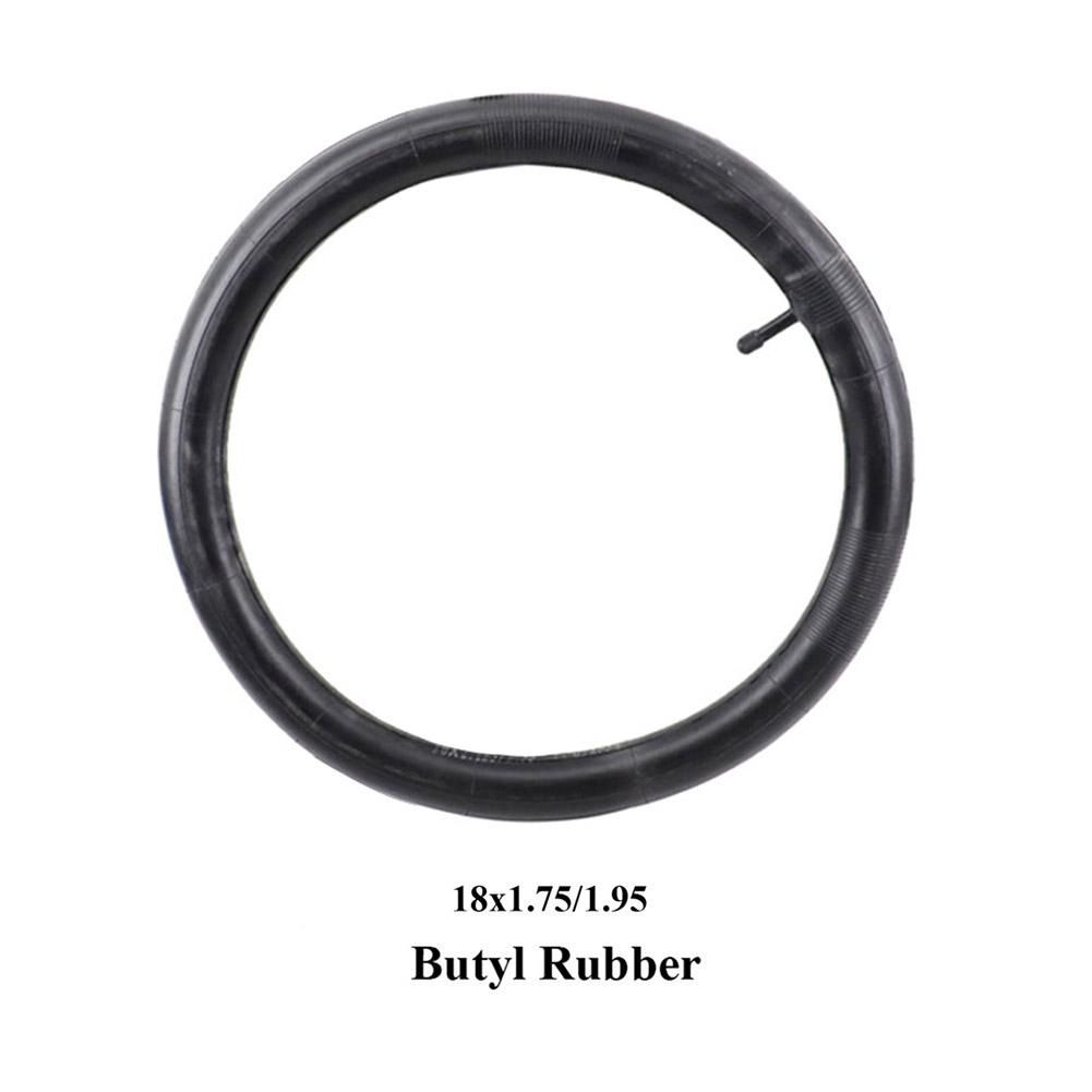 Bicycle Tube 18x1.75/1.95 Butyl Rubber Inner Tyre Inner Tire 18 Inch Inner Camera For Scooters E-Bike Folding Bike Accessories