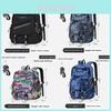 Nylon School Backpack For Kids With Spacious Design And Curved Shoulder Straps For Students