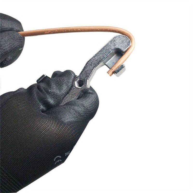 Auto Car Vehicle Metal 5mm Brake Pipe Bender Handy Tool with 2 Bending Options Hand-held Disassembly Tools