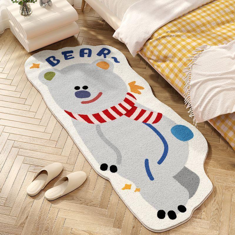 Cartoon Cute Carpet Room Absorbent Pad Anti Slip Carpet Bedroom Bedside Carpet Cooling Mat