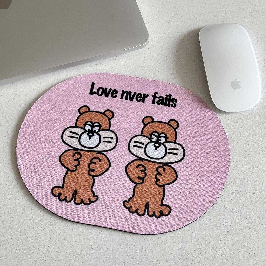 Chasing Light Series Mouse Pad: Portable Creative Cartoon Desk Pad for Student Dorm Rooms