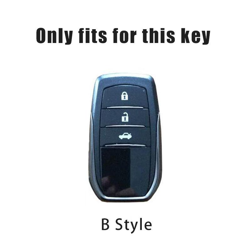 Heet Voor Toyota Auto Sleutelhoes Cover Beschermer Shell Fob Tas voor Toyota CHR Hilux Fortuner Land Cruiser 200 Camry Corolla Crown RAV