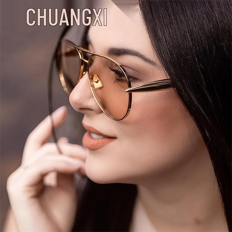 Chic Oversized Mirror Frame Unisex Sunglasses with Unique Fish Leg Design