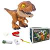 Ensemble de papeterie modèle dinosaure Tyrannosaurus Rex - Papeterie multifonctionnelle innovante 5-en-1 comprenant une règle, un crayon