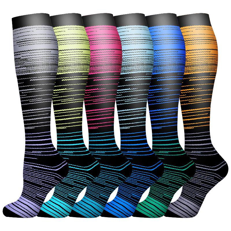 Cross-border Over-the-Knee Compression Yoga & Sport Socks Set