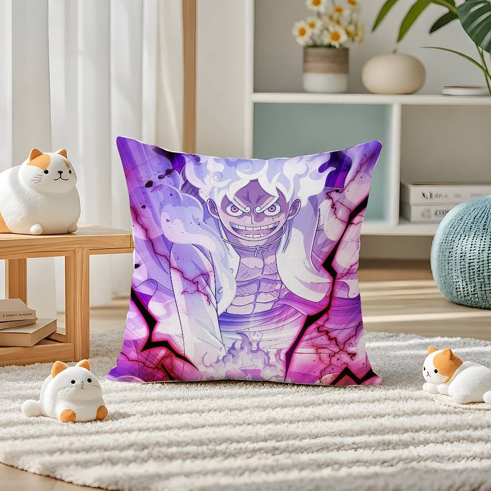 One Piece Killer Supernova Anime Plush Pillow Cover Soft Short Plush Cushion Cover For Sofa Bedroom Home Decor Gift Decoration