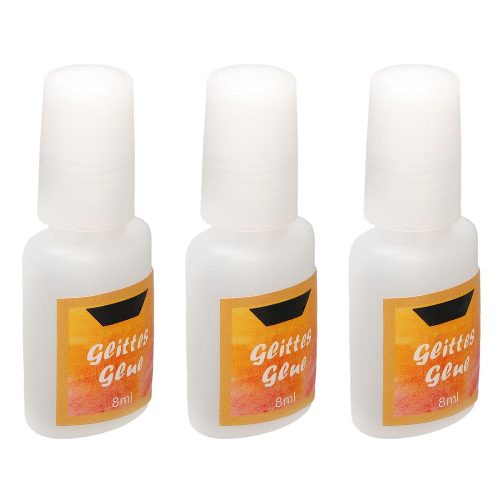 3pcs Body Glitter Gel Set Temporary Adhesive DIY Face Glitter Tattoo Skin Glue for Cosplay Party