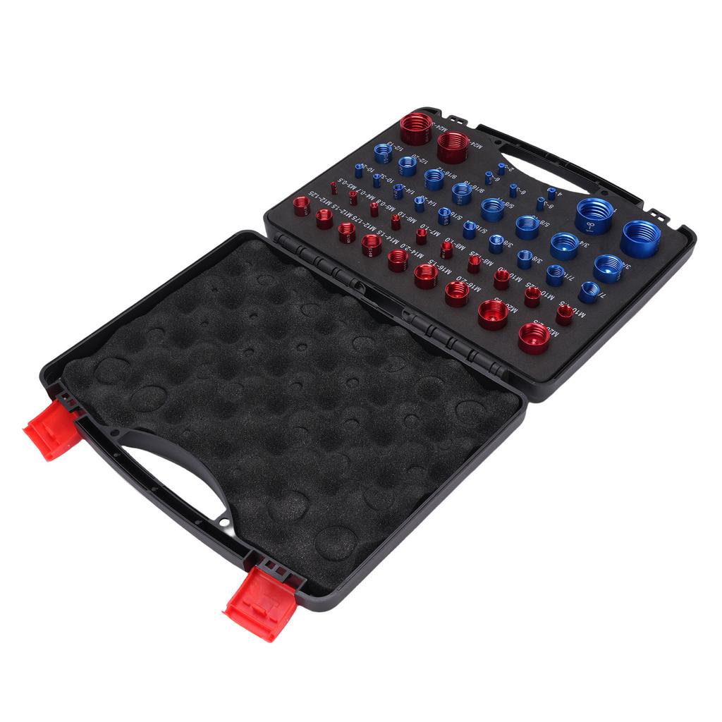 Thread Checker Nut Thread Gauge Kit Imperial Metric Design For Mechanical Work Home Projects