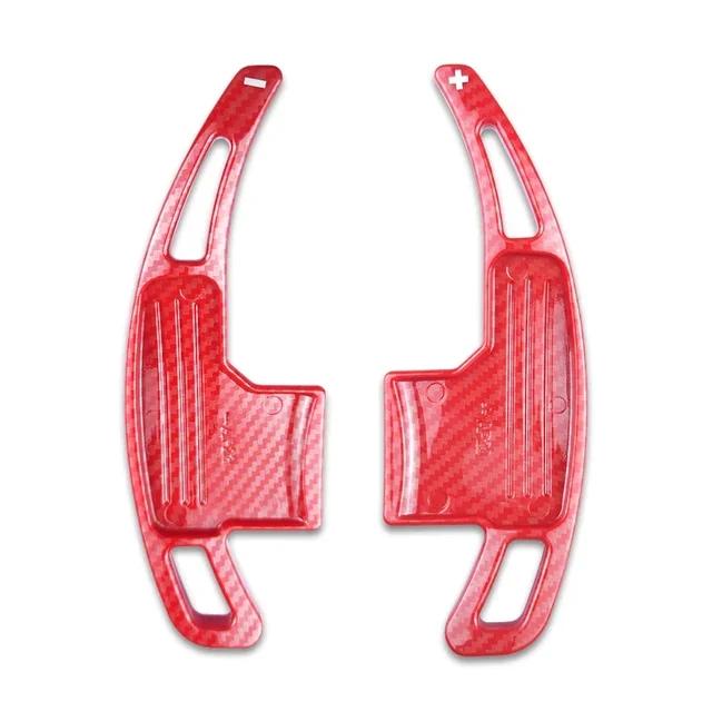 För Ford Mustang 2015 2016 2017 2018 Kolfibermönster Bilratt Växelspak Förlängning DSG Växlingspaddel