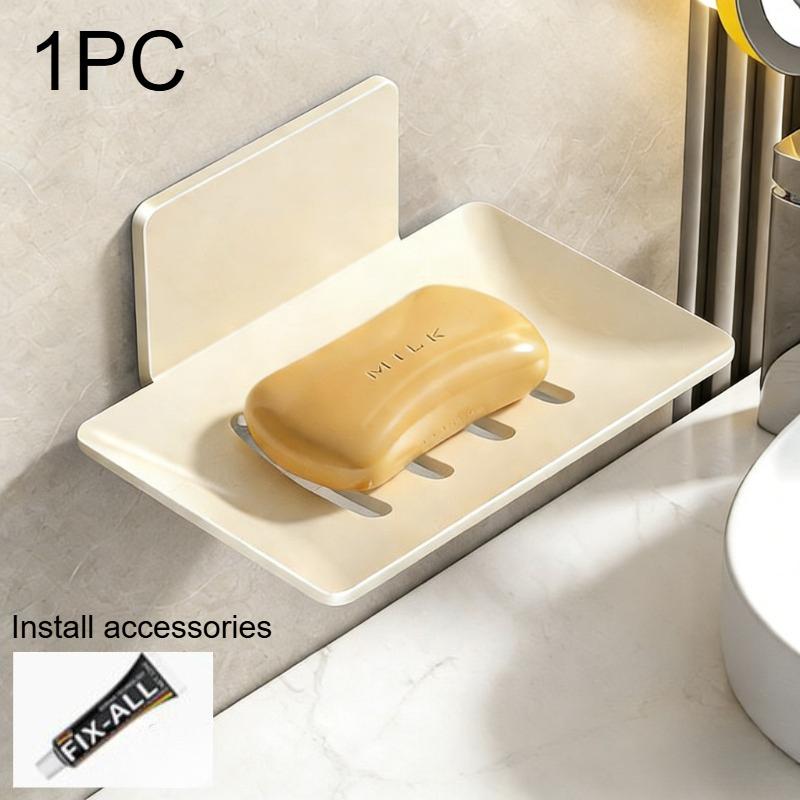 Drain and Moisture-proof Soap Rack Nail Free Installation Bathroom and Kitchen Universal Soap Storage Rack Bathroom Accessories