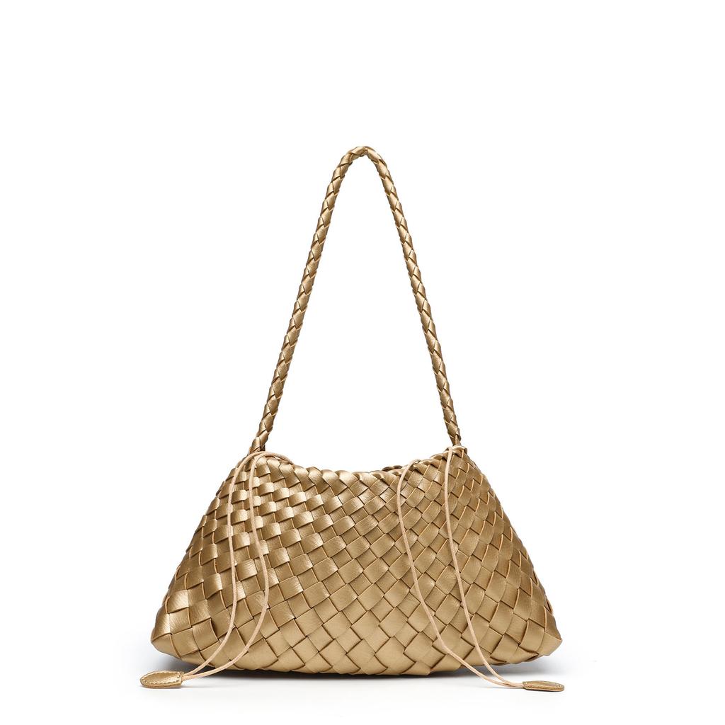 Luxusmode Damen Tasche Tragetasche Handgewebt Handtaschen Mode Retro Handtaschen Vielseitig Unterarm Schultertaschen
