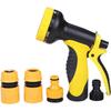 Xiaohu Adjustable Garden Hose Nozzle 10 Modes Garden Water Gun Hose Nozzle Set Mutifunctional Household Car Washing Parkside Yard Water Sprayer Nozzle