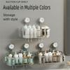 Wall Mounted Kitchen Storage Box Transparent Storage Rack New Bathroom Shelves  Home Supplies