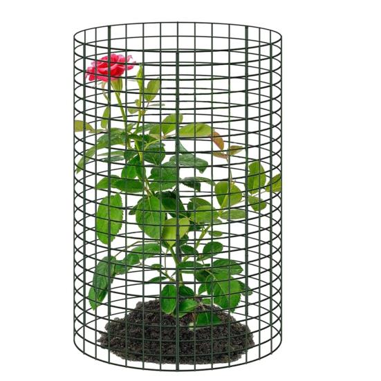 Wire Plant Protector from Animals Plant Protection Cage Set Tree Trunk Protector with Ground Stakes Ties for Garden Protection Keep Rabbit Fox Out