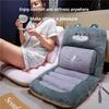 Cartoon Plush Cushion Chair with Thick Non Slip Design Integrated Cushion with Straps Very Suitable for Home Office Use