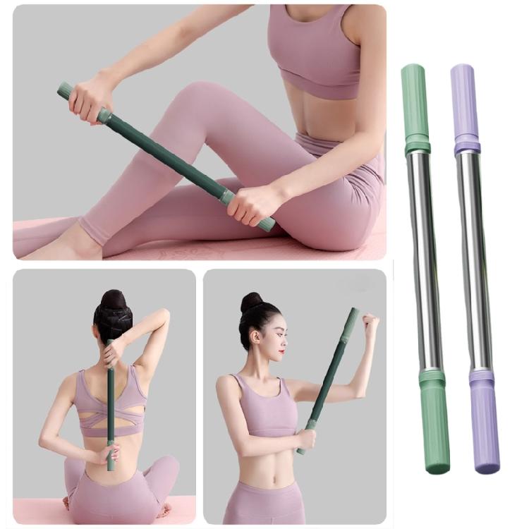 Multifunction Fitness Roller With Reinforced Steel Shafts Deeply Pressure Muscle Relief Compacts Travel Friendly Design