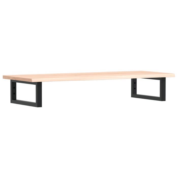 VidaXL Wall-mounted Vanity Shelf Steel and Solid Oak Wood 3302549
