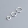 S925 Sterling Silver Hollow Bead Frame for DIY Crystal Bracelets and Beaded Accessories
